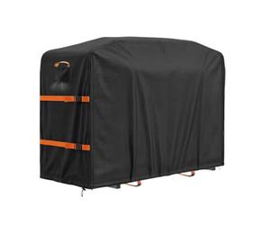 Kayak Stand para exterior resistente a los rayos UV reflectante | Cubierta de almacenamiento de kayak de 2 a 4 niveles para canoa, tabla de surf, equipo de pesca, techo portaequipajes