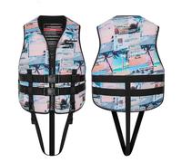 Kayak Vest for Adults: High Buoyancy Swim Jacket with Zipper, Adjustable Safety Buckles for Kayaking, Sailing, Fishing, Paddle Boarding, Boating, Water Sports and Swimming(S)