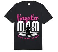 Kayaker Mom The Idol The Myth The Amante de los Deportes acuáticos Kayakista Comfort Colors Adult Heavyweight T-Shirt