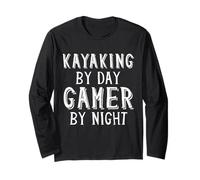 Kayaking by Day Gamer by Night Kayaker Gear Summer Kayak Manga Larga