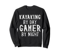 Kayaking by Day Gamer by Night Kayaker Gear Summer Kayak Sudadera