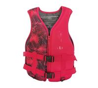 Kayaking Vest Adult High Buoyancy Neoprene Swim Aid for Motorboats Raft Rescue Water Sports Drifting Swimming Boating Fishing Surfing Canoeing Outdoor Safety Gear Equipment(Red,S)