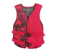 Kayaking Vest Adult Neoprene High Buoyancy Swim Aid Adjustable Leg Straps for Boating Fishing Water Sports Swimming Surfing Canoeing Rafting Paddling Outdoor Safety Gear(Red,XS)