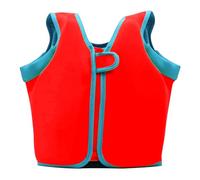 Kayaking Vest Children High Buoyancy Neoprene Front Zipper Water Sports Boating Surfing Beach Pool Outdoor(Red,XXL (9-12 Years))