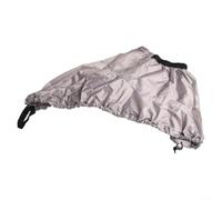 Kayaks Spray Deck, falda impermeable 290T con cintura ajustable, liberación rápida para canoa y rafting (L gris)