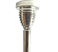 KAYATA Boquilla radiante de trombón, boquilla de trombón chapada en plata, vástago pequeño 12C, accesorios para instrumentos de trombón