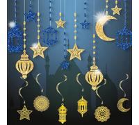 KAYEF cosas de ramadan, 12 piezas decoracion de ramadan, ramadan mubarak venus moon ramadan decorations, ramadan mubarak decorations, ramadan mubarak background decorations