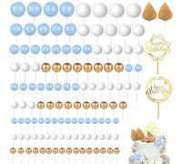 KAYEF Cupcakes animales, 142 piezas, decoración de tarta, cumpleaños, coches, decoración de pasteles DIY, boda, aniversario de boda, fiesta de baby shower