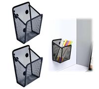 KAYEF Portabolígrafos magnético de 2 piezas,Portabolígrafos de metal,Organizador de taquilla,Marcador de taquilla,Adecuado para organizador de escritorio,organizador de nevera, etc.