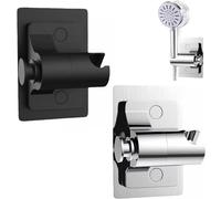KAYEF soporte ducha universal, 2 pcs enganche ducha pared, soporte ducha universal, no-punch 180 degree swivel shower head holder for bathroom