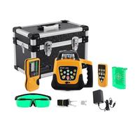 KayEsampra 360° Vertical Horizontal Autonivelante Rotación Nivel láser rayo verde 500 m para trabajos profesionales de construcción albañilería vallas