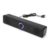 Kayfg Barra de Sonido para PC con Cable y Altavoz Alimentado por USB para TV, PC, Portátil, Juegos, de Audio para Cine en Casa