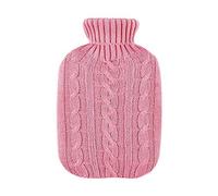 KAYISI Botella de agua caliente, cubierta de punto de gran capacidad para el invierno, cuerpo cálido, alivio rápido del dolor (2L) (color: #a) (color: #B)