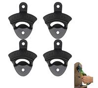 KAYLRE 8 PCS Abrebotellas Montado en la Pared, Abrebotellas Cerveza con Tornillos Abridor Cerveza Abridor Botellaspara Vintage Bar, Restaurante,