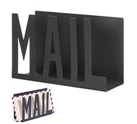 KAYLRE Organizador de Cartas de Mesa Estante de Cartas de Metal Negro Clasificador de Cartas de Recortes Estante de Cartas Documentos con para Escritorio Escuela Oficina