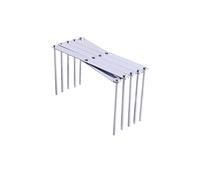KAYLRE Soporte Ajustable para Tapa de Ollas,Organizador Tapas Ollas de Acero Inoxidable,Bandejas Rejilla de Soporte de Vapor Soporte Sartenes Accesorios para Cocinas y Barbacoas