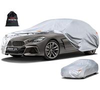 kayme - Funda para coche de 6 capas, a medida, impermeable, para todo tipo de clima, protección UV, contra la lluvia, el sol, cubierta completa para exteriores, color plateado, para BMW Z4 E85 E86