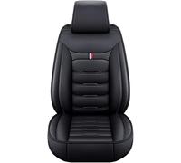 KAYNDO Juegos De Fundas para Asientos De Coche Universales para BMW E46 318 Coupe/Cabriolet De Asiento Protector Asiento Coche De Cuero De La PU,5 Seats Full Set-Black