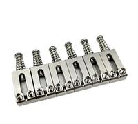 Kaynes 6 sillines de puente de guitarra de 10,5 mm - Sillín de puente de trémolo de acero inoxidable para Fender Telecaster Tele Stratocaster Strat estilo reemplazo de guitarra eléctrica (10,5 mm)