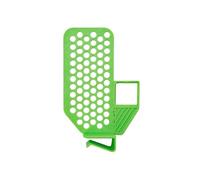 KAYNO Clips divisores multifuncionales de almacenamiento y organización para refrigerador con sistema de cierre a presión y estantes ajustables (verde)