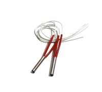 KAYOUDE 5 calentadores de cartucho eléctrico de acero inoxidable de una sola cabeza de 220 V, 12,5 x 30-200 mm, aparatos de calefacción para el hogar (12,5 x 190 mm, 220 V, 740 W)