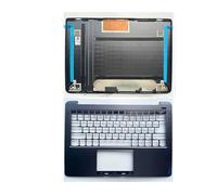 KAYOUDE Nueva Cubierta Trasera LCD con Bisel Frontal y bisagra for reposamanos, Compatible Lenovo IdeaPad 5 Pro-14ITL6 2021 Air-14+ACN, Color Gris(AC Cover)