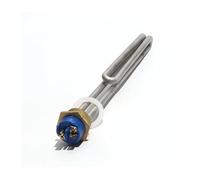 KAYOUDE Tornillo plegable en elemento de caldera eléctrica con rosca NPT de 1 pulgada 1KW/2KW/3KW/4KW/6KW 201 de acero inoxidable (color : oro - 380V, tamaño: 2KW210L DN25 201SS)