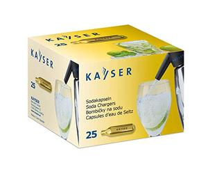Kayser - Cápsulas de soda (25 unidades, CO2)