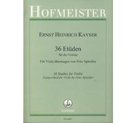 KAYSER - Estudios Op.20 para Viola (Spindler)