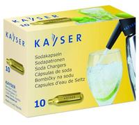 Kayser, Recarga sifón de agua, Caja de 10 unidades, El embalaje puede variar