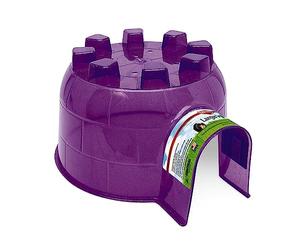 Kaytee Iglú Grande para Mascotas, escondite, casa, Nido, para Conejos Enanos, Hurones, Chinchillas, cobayas (el Color Puede Variar)