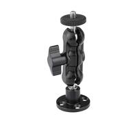Kayulin 1/4 """" -20 Mini soporte de techo de pared con cabeza esfrica para monitor sistema de vigilancia del hogar (negro)