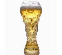 Kayuneed Jarra de cerveza de fútbol de 800 ml, Copa del Mundo 2026, copa de cerveza de la Copa Mundial para observar el fútbol Creativa Hercules, jarra de cristal con forma de trofeo para cerveza