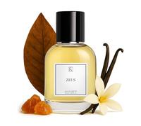 KAZAAR - ZEUS - 50 ml - Eau de Parfum para hombre - Picante dulce con tabaco, haba tonka y vainilla - Ideal para noches de otoño e invierno - 20% aceite aromático para una larga vida útil - Fabricado