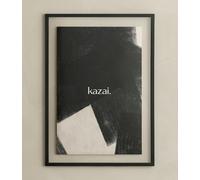 Kazai. Marco de Fotos 'Toke' | A2 / 40x50 / 40x60 | Marco de fotos de madera de diseño de Berlín | Con passepartout y doble cristal | Decoración de madera | Roble, negro