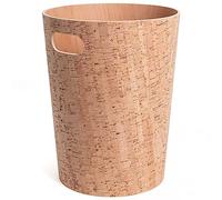Kazai. Papelera Oficina Madera Auténtica Börje | Cubo de Madera Moderno para Oficina, Habitación infantil, Dormitorio y más | 9 litros | Corcho (moderno)