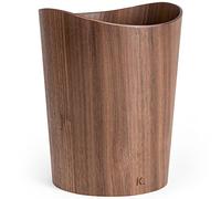 Kazai. Papelera Oficina Madera Auténtica Börje | Cubo Madera para Oficina, Habitación infantil, Dormitorio y más | 9 litros | Nogal