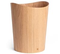 Kazai. Papelera Oficina Madera Auténtica Börje | Cubo Madera para Oficina, Habitación Infantil, Dormitorio y más | 9 litros | Roble