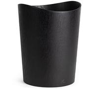 Kazai. Papelera Oficina Madera Auténtica Börje | Cubo Madera para Oficina, Habitación Infantil, Dormitorio y más | 9 litros | Roble Negro