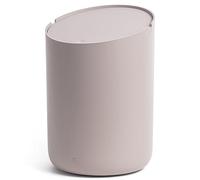 Kazai.® Pequeña Papelera 'Tove' - 1,5L | Exclusivo Mini Cubo de Diseño de Berlín | Para el Baño, la Cocina y como Cubo de Mesa | Antideslizante, Cubo Interior | Taupe
