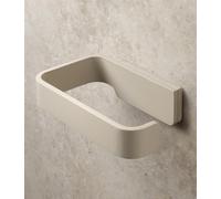 KAZAI. Portarrollos sin taladrar | Porta Rollos de Papel higiénico Adhesivo | Soporte de Papel higiénico para baño en Metal | Arena Taupe