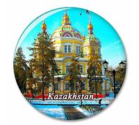 Kazajstán Imán de Nevera, imánes Decorativo, abridor de Botellas, Ciudad turística, Viaje, colección de Recuerdos, Regalo, Pegatina Fuerte para Nevera