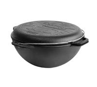 Kazan de hierro fundido asiático, con LID-PAN, 15 L