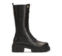 Kazar - Botas altas de cuero con suela gruesa. Este producto es de talla grande. - Shoes - Mujer - Negro - 37 EU -