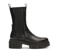 Kazar - Botas Chelsea slip-on negras en suela de trébol. Este producto es de talla grande. - Shoes - Mujer - Negro - 38 EU -