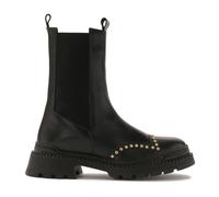 Kazar - Botas con parte superior deslizable decorada con remaches redondos - Shoes - Mujer - Negro - 40 EU -