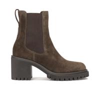 Kazar - Botines de ante con bandas elásticas - Shoes - Mujer - Marrón - 35 EU -