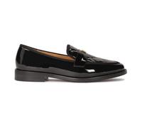 Kazar - Mocasines lacados decorados con acolchado. Este producto es de talla grande. - Shoes - Mujer - Negro - 38 EU -