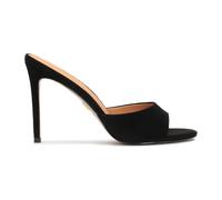 Kazar- Mules negros de ante en un tacón elegante. Este producto tallaje pequeño.- Shoes- Mujer- Negro- 40 EU- Mules negros de ante en un tacón elegante. Este producto tallaje pequeño.
