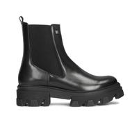 Kazar - Sneakers Slip-On de Cuero con Insertos Elásticos - Shoes - Mujer - Negro - 39 EU -